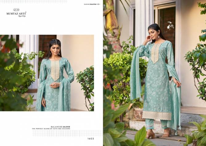 Suhane Pal By Mumtaz Arts Digital Printed Lawn Cambric Dress Material Wholesale Shop In Surat